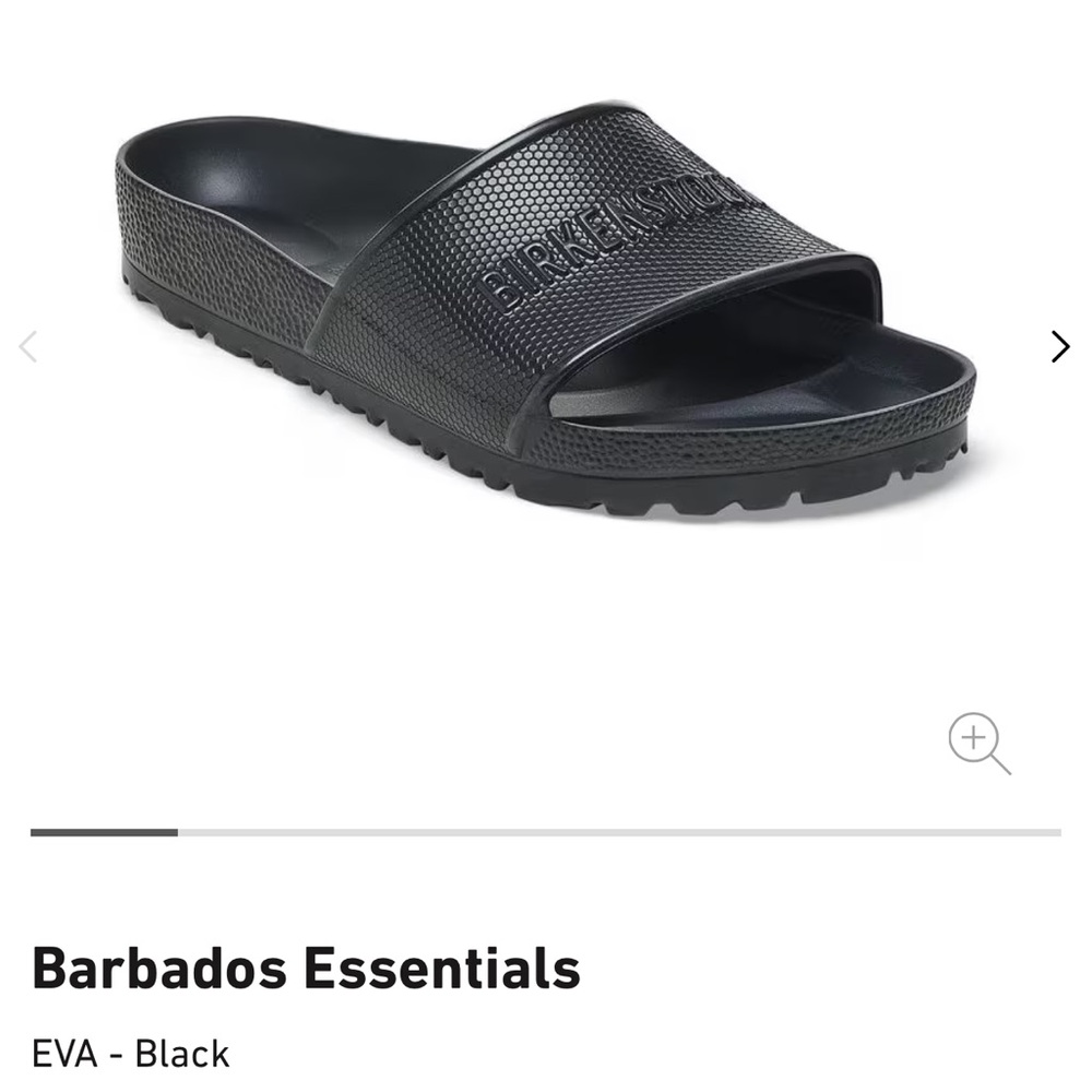 Birkenstock Barbados Black Slides